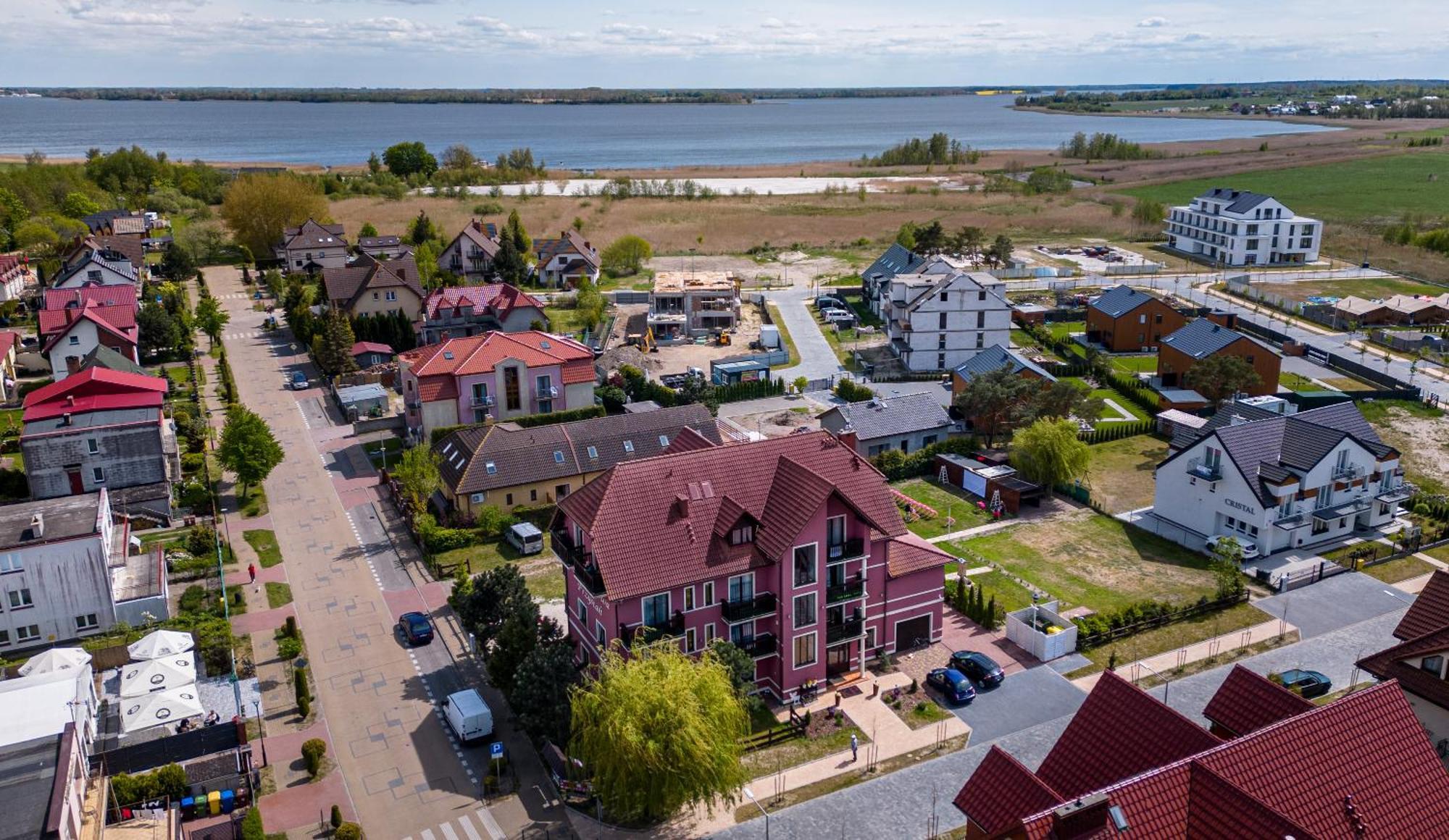 Willa Karmazynowa Przystan Międzywodzie Kültér fotó